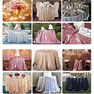 132" Blush Pink Sequin Tablecloth, Sequin Tablecloth, Sequin Table Cloths Blush Pink Table Sequin Linens for Wedding