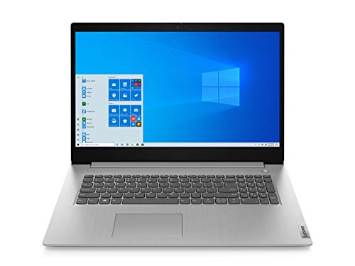 Lenovo IdeaPad 3 17.3" HD+ LED Backlit Anti-Glare Display Laptop PC, Intel Core i5-1035G1 Quad Core Processor, 8GB RAM, 256GB SSD, HDMI, 802.11AC, Bluetooth, Webcam, Windows 10, Platinum Gray