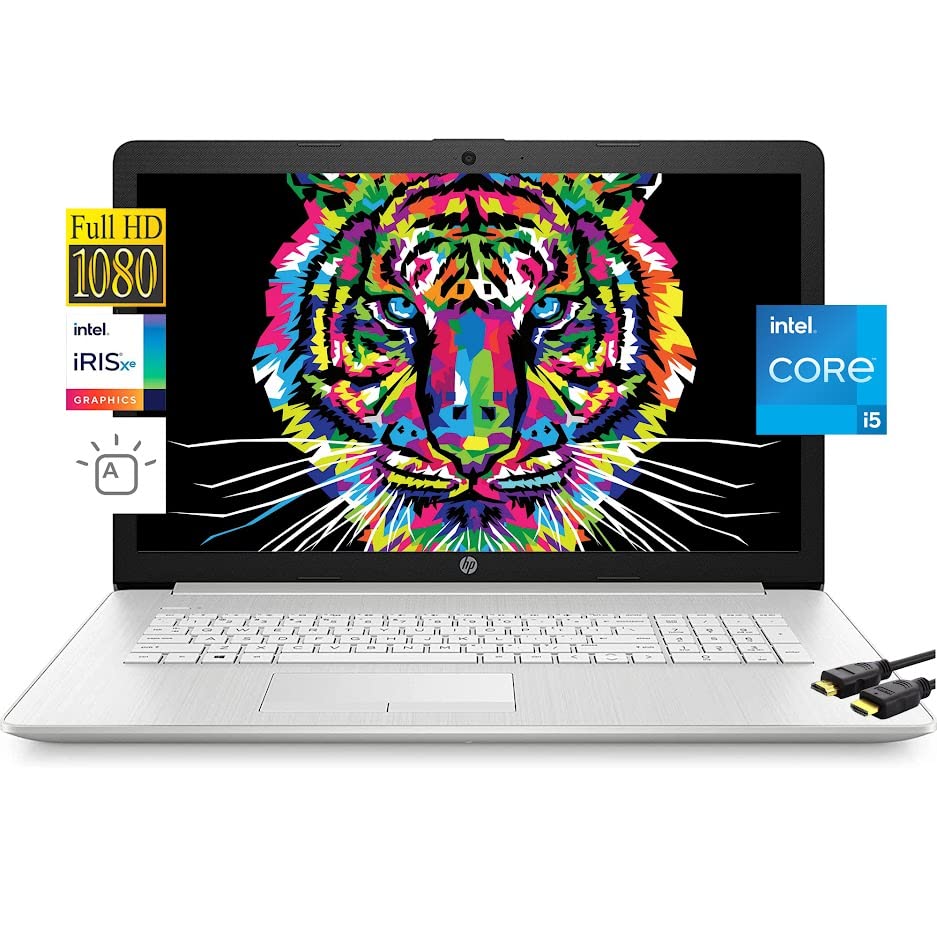 HP 2022 Flagship 17.3-inch IPS FHD Laptop, Intel Core i5-1135G7 Upto 4.2 GHz(Beats i7-1065G7), Iris Xe Graphics, Backlit KB, WiFi 5, Window 11 Home(32GB|1TB SSD)