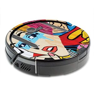 MightySkins Skin Compatible with Shark Ion Robot R85 Vacuum Minimum Coverage - Cartoon Mania | Protective, Durable, and Unique Vinyl wrap Cover | Easy to Apply, Remove | Made in The USA