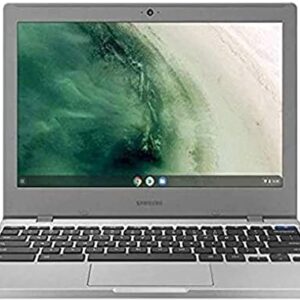 SAMSUNG 11 Chromebook, 11.6-inch HD Display, Intel Celeron N4020, 4 GB DDR4 RAM, 32 GB eMMC, Chrome OS, Intel UHD Graphics 600, Platinum Titan W/ MD Accessories