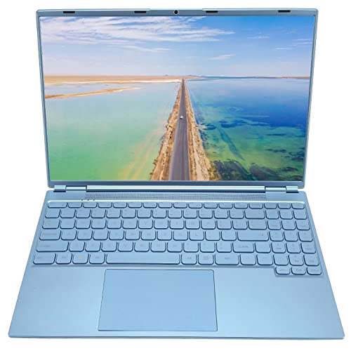 Estink 16 inch Laptop,Portable Laptop with 1920x1200 HD IPS Display, 2.4G 5G WiFi, 12GB DDR4, Quad Core 4 Threads 2.0ghz Processor, N5095 CPUfor 10 11, Used for Work Study (12GB+256GB US Plug)