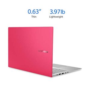 ASUS VivoBook S15 S533 Thin and Light Laptop, 15.6” FHD Display, Intel Core i5-1135G7 CPU, 8GB DDR4 RAM, 512GB PCIe SSD, Wi-Fi 6, Windows 11 Home, AI Noise-Cancellation, Resolute Red, 533EA-DH51-RD