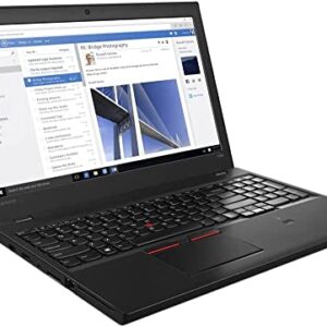 Lenovo ThinkPad T560 15.6‘’ HD (1366 x 768) Business Laptop/Intel Core i7-6600U 2.6Ghz / 16GB RAM /1TB SSD/Webcam/Bluetooth/Backlit Keyboard/Windows 10 pro (Renewed)