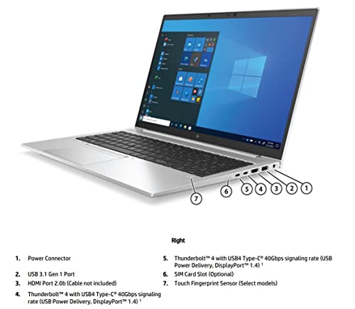 2022 HP EliteBook 850 G8 15.6inch Home & Business Notebook Laptop, Intel i5 1135G7, 2.4 GHz, 16GB, 256GB SSD, IPS 1080p, Iris Xe, Wi-fi 6,Win 10 Pro