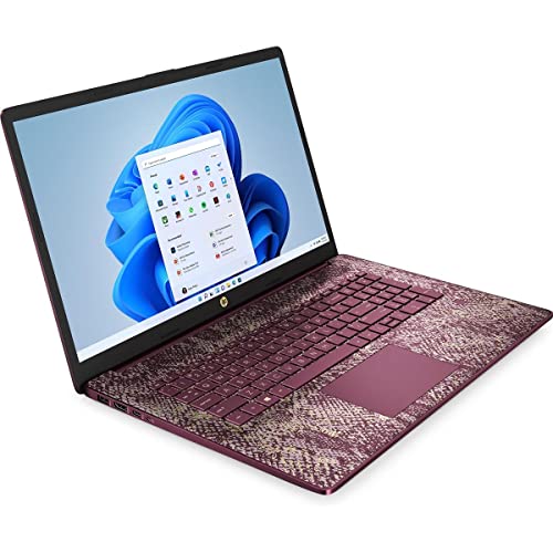 HP 17-cn1009cy 17.3" HD+ Touchscreen Laptop, Intel Core i5-1155G7, Intel Iris Xe Graphics, 12GB DDR4 RAM, 512GB SSD Storage, Windows 11 Home, Opulent Aubergine (Renewed)
