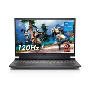 Dell G15 5520 Gaming Laptop - 15.6-inch FHD 120Hz Display, Core i5-12500H, 8GB DDR5 RAM, 512GB SSD, NVIDIA RTX 3050 4GB GDDR6, Intel Wi-Fi 6, Windows 11 Home - Dark Shadow Grey