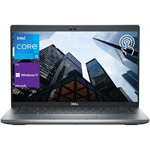 Dell Latitude 5000 Series 5430 Business Laptop, 14" FHD Touchscreen, 12th Gen Intel Core i5-1235U, 16GB RAM, 512GB SSD, Webcam, Backlit Keyboard, Wi-Fi 6, HDMI, RJ-45, Windows 11 Pro, Silver (Renewed)