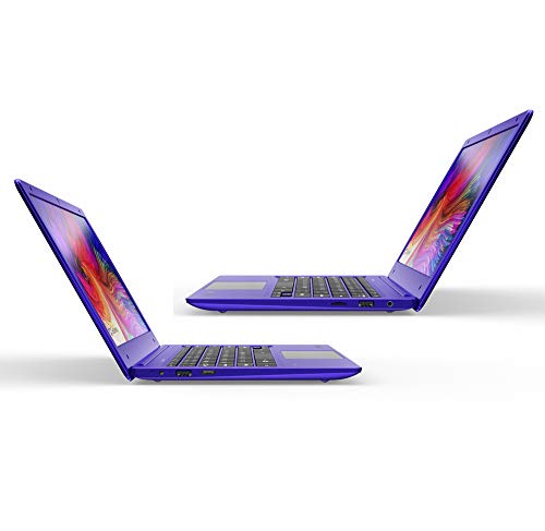 Gateway 11.6" FHD Ultra Slim Laptop Computer, AMD A4-9120e Up to 2.4GHz, 4GB DDR4 RAM, 64GB eMMC, Bluetooth 4.0, Webcam, USB Type-C, HDMI, Remote Work, Windows 10 S, BROAGE 64GB Flash Drive, Purple