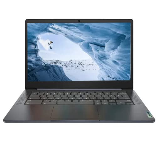 Lenovo 2022 14inch HD Chromebook, ARM Cortex 6-Core Processor Up to 2.0GHz, 4GB DDR4 Memory, 32GB eMMC SSD, Super-Fast 6th Gen WiFi, Chrome OS, DarkBlue(Renewed) (Dark Blue)