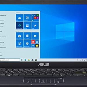 ASUS E410M 14-inch HD 128GB SSD Intel Celeron N4020 (4GB RAM, Windows 10 Home S, HDMI, SD Card Reader) Blue, E410MA-202.Blue (Renewed)