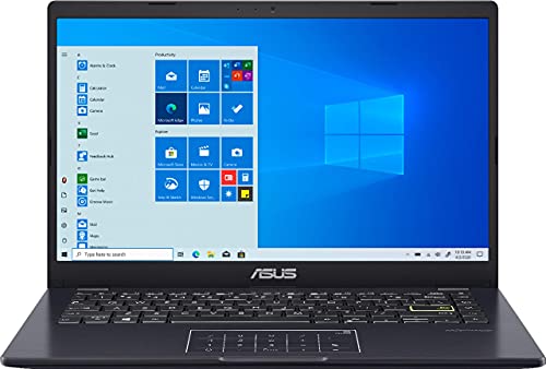 ASUS E410M 14-inch HD 128GB SSD Intel Celeron N4020 (4GB RAM, Windows 10 Home S, HDMI, SD Card Reader) Blue, E410MA-202.Blue (Renewed)