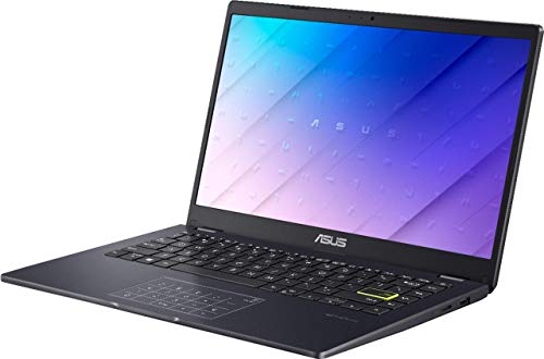 ASUS E410M 14-inch HD 128GB SSD Intel Celeron N4020 (4GB RAM, Windows 10 Home S, HDMI, SD Card Reader) Blue, E410MA-202.Blue (Renewed)