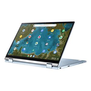 ASUS 2023 Newest C433 Ultrathin Clamshell 2in1 Convertible Chromebook: 14" FHD Touch Display, Intel Core M3, 8GB RAM, 128GB eMMC, Intel UHD Graphics, Backlit-KYB, USB-C, Wifi6, Webcam, Chrome OS, T.F