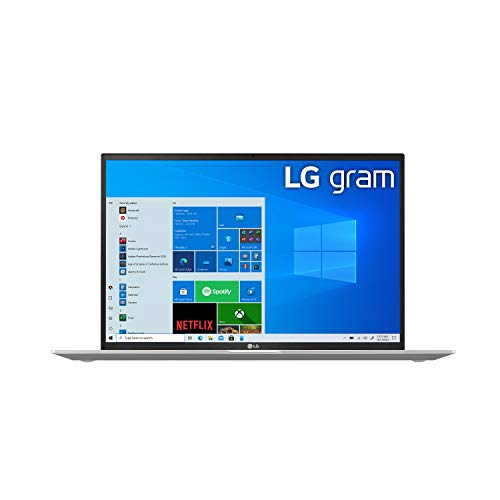 LG Gram 17Z90P Laptop 17" IPS Ultra-Lightweight, (2560 x 1600), Intel Evo 11th gen Core i7, 16GB RAM, 2TB SSD, Upgradeable Windows 10 Home, Alexa Built-in, 2X USB-C, HDMI, USB-A - Silver