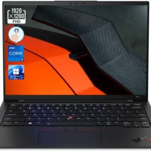 Lenovo ThinkPad X1 Carbon Gen 10 Business Laptop, 14" WUXGA IPS, Intel Core i7-1260P Processor, Windows 11 Pro, 16GB RAM, 1TB SSD, Backlit Keyboard, Fingerprint Reader, WiFi, Long Battery Life, TDU