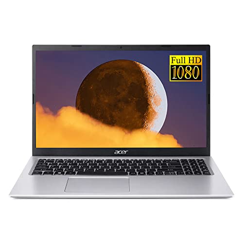 Acer Aspire 3 Slim Laptop, 15.6 inch FHD Display, 11th Gen Intel Core i3-1115G4, 8GB DDR4, 512GB NVMe SSD, Webcam, Wi-Fi, Bluetooth, HDMI, Long Battery Life, Windows 11 S, 3in1 Accessories