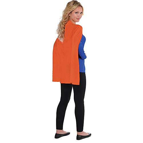 Amscan Costume Cape Cape-30, Orange, 1 Pc, 30"