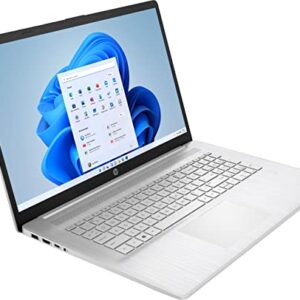 HP 17 Light Thin Touchscreen Laptop, 17.3'' Display, Ryzen 5 5500U (>i7-1065G7) (4.0GHz,6-Core), AMD Radeon Graphics, Type-C, Long Battery Life, Win11,w/HDMI Cable (32GB RAM | 1TB PCIe SSD), Silver