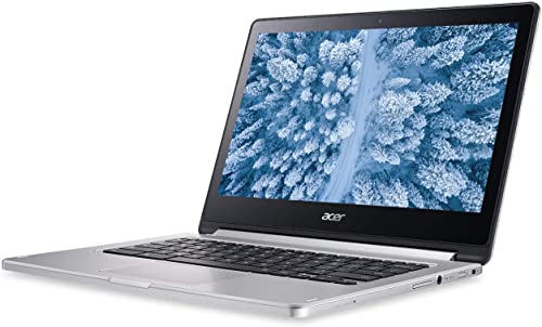 Acer Convertible 2-in-1 Chromebook, 13" FHD IPS Touchscreen, MediaTek 4-Core Processor, 4GB Ram, 64GB SSD, Ultra-Fast WiFi, Chrome OS, Dale Silver (Renewed)