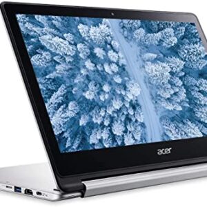 Acer Convertible 2-in-1 Chromebook, 13" FHD IPS Touchscreen, MediaTek 4-Core Processor, 4GB Ram, 64GB SSD, Ultra-Fast WiFi, Chrome OS, Dale Silver (Renewed)