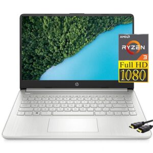 hp newest 14 fhd laptop for student & business, amd ryzen 3 3250u(beat i7-7600u), thin & portable, long battery life, amd radeon graphics,hdmi,windows 11 s(16gb|1tb ssd)