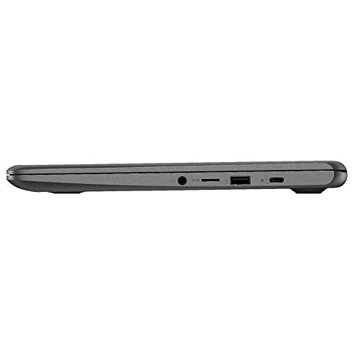 2020 HP 14" HD Display Chromebook, AMD A4-9120C Processor, 4GB RAM, 32GB eMMC, HD Webcam, Bang&Olufsen Audio, AMD Radeon R4 Graphics, Media Card Reader, USB-C, Chrome OS, Gray, 32GB Snow Bell USB Card