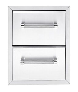 kitchenaid 780-0016 built-in grill cabinet drawer storage, 18″, stainless