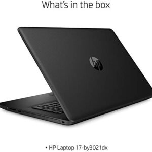 HP Newest 17.3" Laptop Intel i3 1005G1 8GB 1TB HDD Jet Black Windows 10 Home in S Mode with GS HDMI Cable