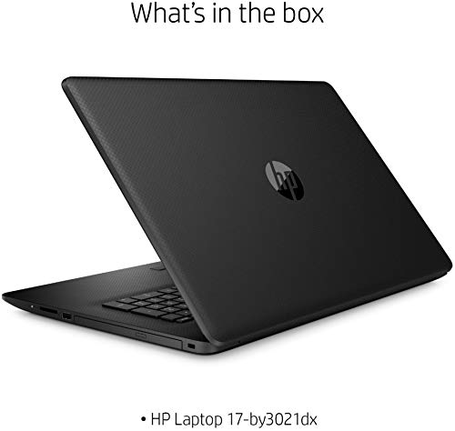 HP Newest 17.3" Laptop Intel i3 1005G1 8GB 1TB HDD Jet Black Windows 10 Home in S Mode with GS HDMI Cable