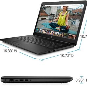 HP Newest 17.3" Laptop Intel i3 1005G1 8GB 1TB HDD Jet Black Windows 10 Home in S Mode with GS HDMI Cable