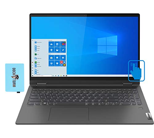 Lenovo IdeaPad Flex 5 15IIL05 Home and Business Laptop (Intel i7-1065G7 4-Core, 16GB RAM, 512GB PCIe SSD, Intel Iris Plus, 15.6" Touch Full HD (1920x1080), Fingerprint, WiFi, Win 10 Pro) with Hub