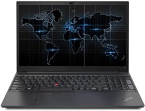 lenovo thinkpad e15 gen 3 business laptop, 15.6″ full hd screen, amd ryzen 5 5500u processor, 16gb ddr4 ram, 256gb ssd, wi-fi 6, hdmi, bluetooth, rj-45, windows 10 pro, black