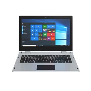 iview megatron 4g lte 14.1″ touch screen, 1920 × 1080 ips high resolution, intel celeron dual core 4gb/64gb storage 360° convertible laptop