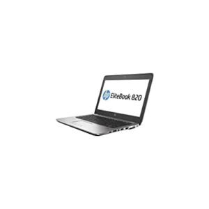 HP EliteBook 820 G4 Laptop, Intel Core i7-7600U, Windows 10 Pro, 16GB RAM, 256GB SSD (1FX43UT#ABA) (Renewed)