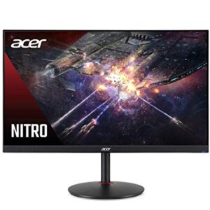 Acer Nitro XV272U Pbmiiprzx 27" WQHD (2560 x 1440) IPS G-SYNC Compatible Monitor, 144Hz, 1ms VRB, VESA Certified DisplayHDR400, DCI-P3, Delta E<2