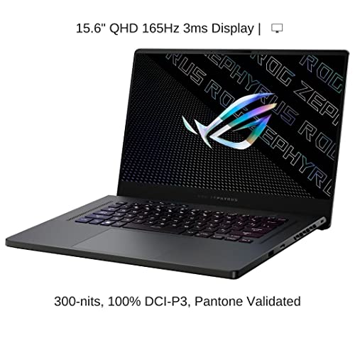 [2022] HIDevolution ASUS ROG Zephyrus G15 GA503RW 15.6" QHD 165Hz, 3.3 GHz AMD Ryzen 9 6900HS, RTX 3070 Ti, 40 GB 4800MHz RAM, 1 TB PCIe SSD, Windows 11 Pro