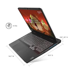 Lenovo IdeaPad Gaming3 Laptop 15.6 FHD Display 120Hz| NVIDIA GeForce RTX 3050| AMD Ryzen5 6600H| Windows 11| Backlit Keyboard| USB C| Wi-Fi6| Webcam| HDMI Cable| 2022 (32GB DDR5 RAM | 1TB PCIe SSD)