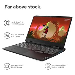 Lenovo IdeaPad Gaming3 Laptop 15.6 FHD Display 120Hz| NVIDIA GeForce RTX 3050| AMD Ryzen5 6600H| Windows 11| Backlit Keyboard| USB C| Wi-Fi6| Webcam| HDMI Cable| 2022 (32GB DDR5 RAM | 1TB PCIe SSD)