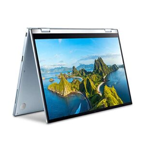 ASUS Chromebook Flip C433 2 in 1 Laptop, 14" Touchscreen FHD NanoEdge Display, Intel Core m3-8100Y Processor, 8GB RAM, 64GB eMMC Storage, Backlit Keyboard, Silver, Chrome OS, C433TA-AS384T (Renewed)