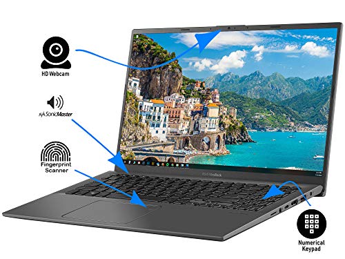 ASUS VivoBook 15 Thin and Light Laptop 15.6" FHD Touchscreen Display 10th Gen Intel Core i3-1005G1 (Beat i5-8250U) 20GB RAM 512GB SSD Fingerprint Webcam Win10 + HDMI Cable