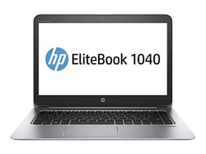 hp elitebook folio 1040 g3 | 14 fhd display / intel core i7-6600u 2.6ghz / 8gb / 256gb ssd / fingerprint scanner / webcam / hdmi / windows 10 pro (renewed)