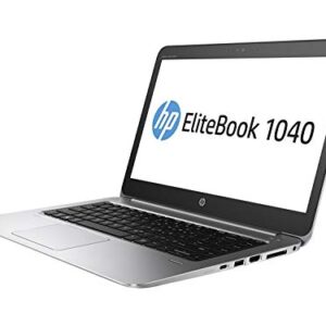 HP Elitebook Folio 1040 G3 | 14 FHD Display / Intel Core i7-6600U 2.6Ghz / 8GB / 256GB SSD / Fingerprint Scanner / Webcam / HDMI / Windows 10 Pro (Renewed)