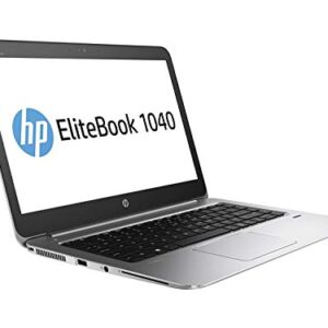 HP Elitebook Folio 1040 G3 | 14 FHD Display / Intel Core i7-6600U 2.6Ghz / 8GB / 256GB SSD / Fingerprint Scanner / Webcam / HDMI / Windows 10 Pro (Renewed)