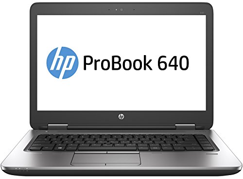 HP PROBOOK 640 G2 14 Inch Business Laptop, Intel Core i5-6300U up to 3.0GHz, 8G DDR4, 128G SSD, DVD, WiFi, USB 3.0, VGA, Display Port, Windows 10 64 Bit Multi-Language Supports En/Fr/Sp(Renewed)
