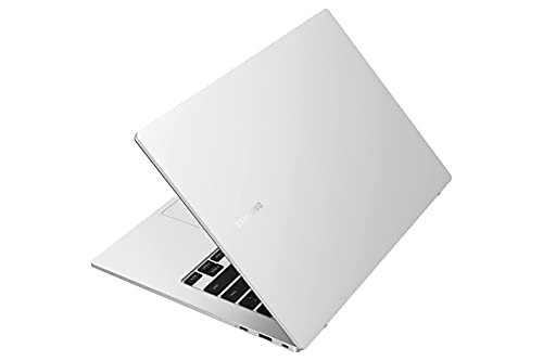 Samsung Galaxy Book Go Laptop PC Computer Qualcomm 7C Pro 4GB Memory 128GB eUFS Storage 18-Hour Battery Compact Light Shockproof WFH Ready WiFi 5, Silver (Renewed)