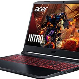 Newest Acer Nitro 5 15.6“ FHD IPS Gaming Laptop, 11th Gen Intel 6-Core i5-11400H, NVIDIA GeForce GTX 1650, 16GB DDR4 RAM, 256GB NVMe SSD, DTS X Ultra, Backlit KB, WiFi 6, Win 10, GalliumPi Accessories