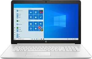 hp 17.3″ laptop, intel core i5, 8gb memory,256gb ssd, windows 10 home, natural silver