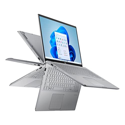 ASUS Zenbook Flip 2-in-1 Touch Laptop, 15.6" FHD Touchscreen, AMD 8-Core Ryzen 7 5700U (Beat i9-10885H), GeForce MX450, 8GB RAM, 1TB PCIe SSD, USB-C, Backlit, KeyPad, Webcam, SPS HDMI Cable, Win 11