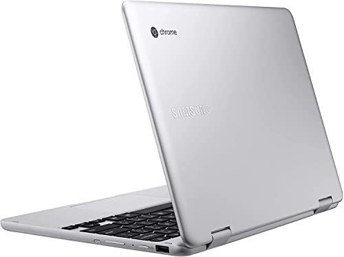 SAMSUNG Premium 2-in-1 Chromebook Plus V2 Laptop Computer, 12.2" FHD Touchscreen, Intel Celeron 3965Y, 4GB RAM, 64GB eMMC, Webcam, USB Type-C, Wi-Fi, Bluetooth, Chrome OS, Silver+JVQ Stylus Pen